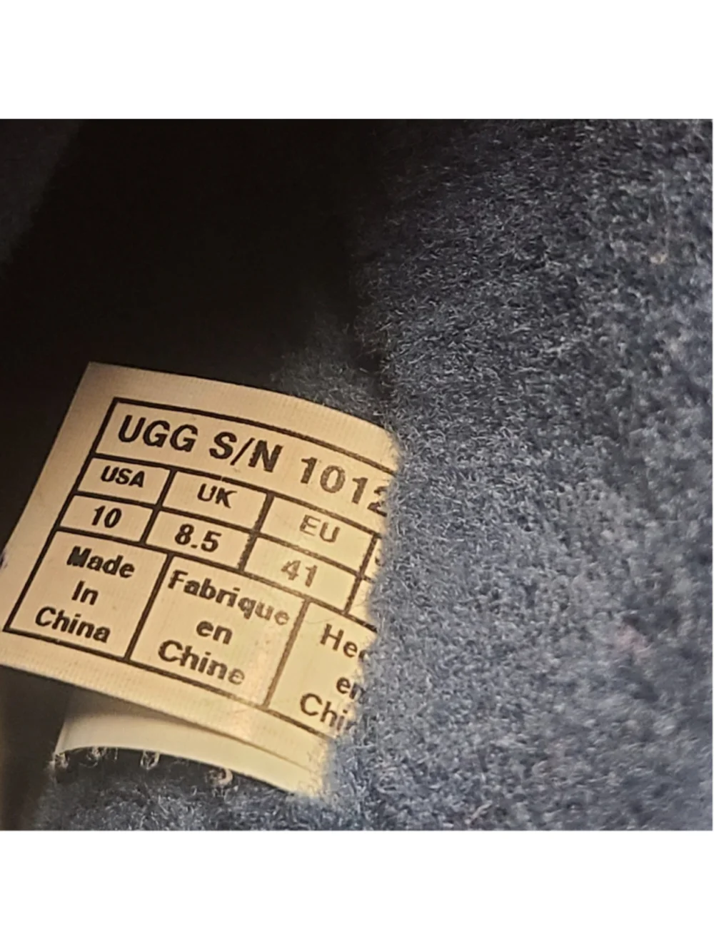 UGG Australia Remora Winter Boots Womens Size 10 EUR 41 Blue Leather Sheepskin